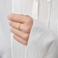 A BREND | Charla 18K Gold Plated Ring Maat 19 2